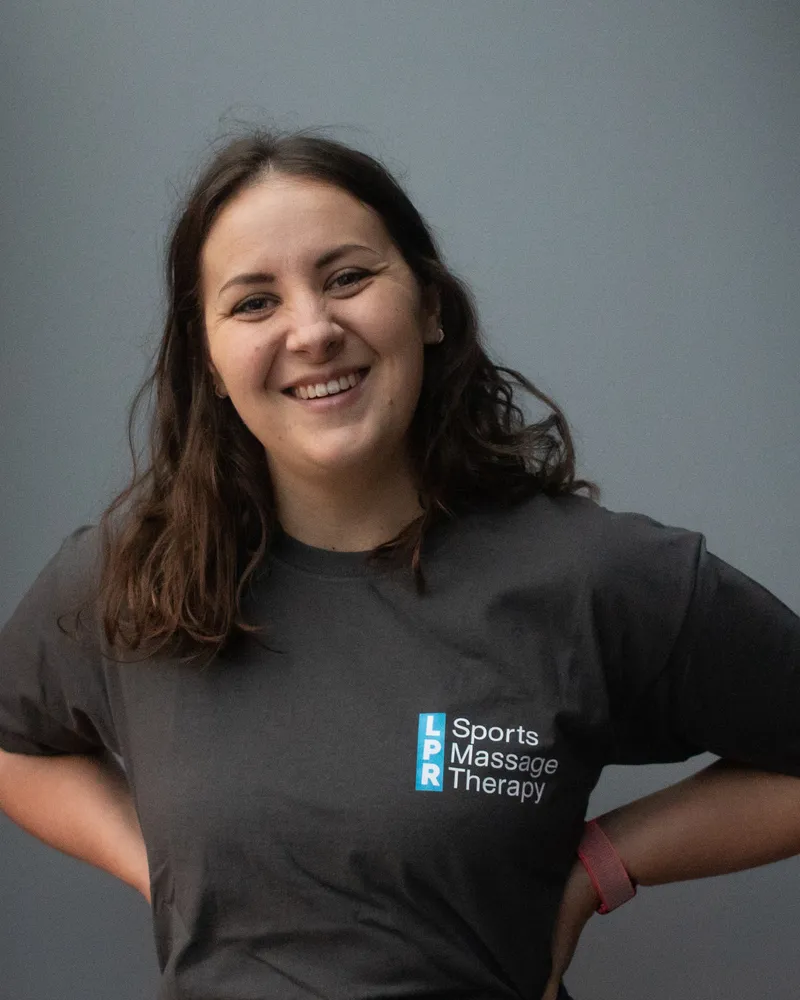 Lozzie Price-Richards, sports therapist